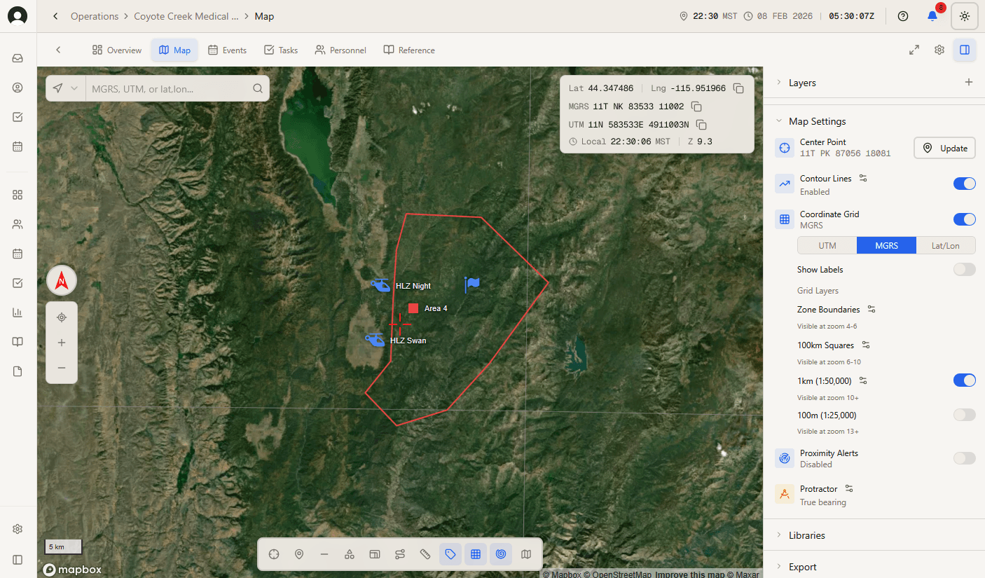 OpsCommon map interface