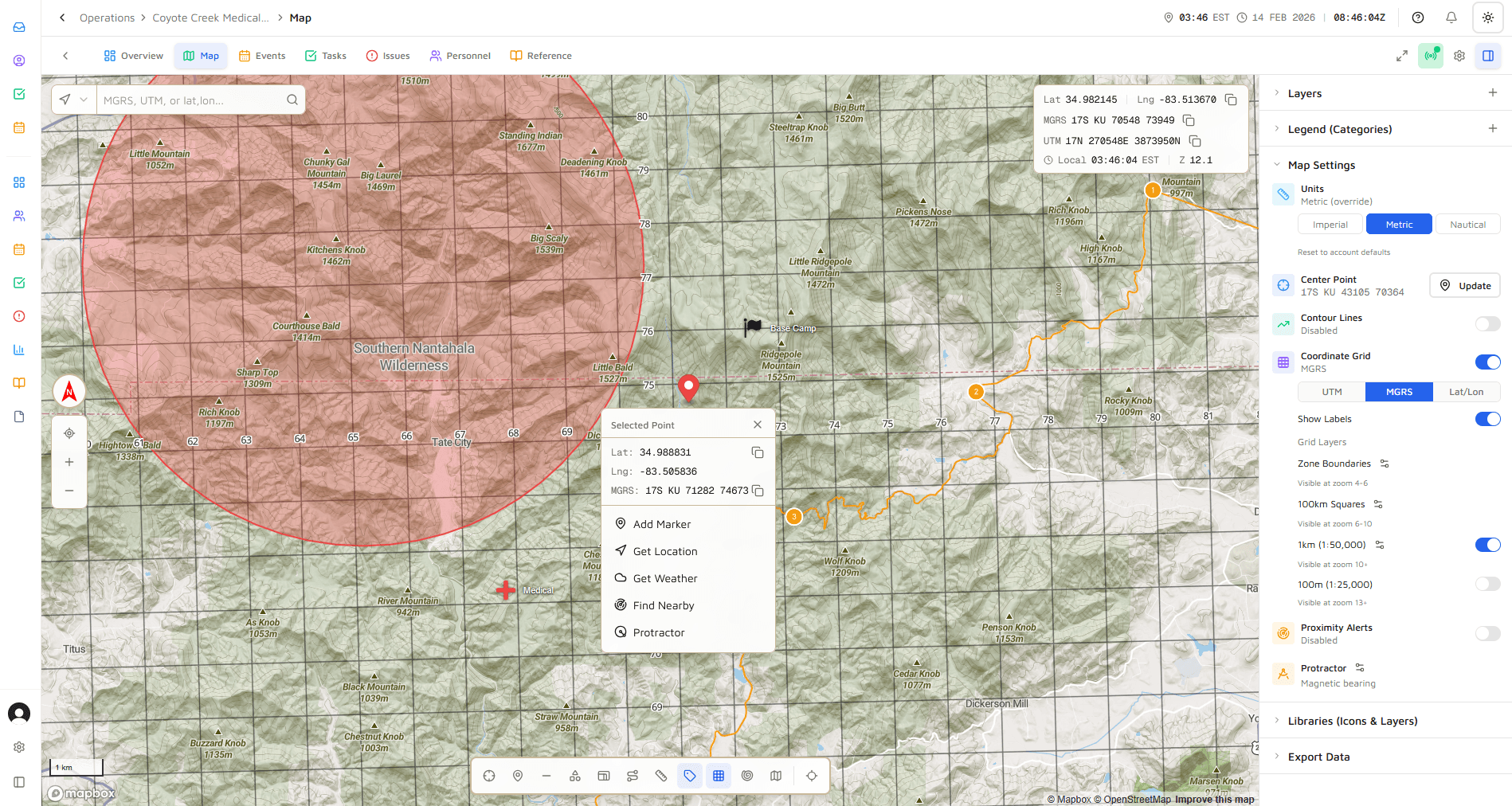 OpsCommon map interface